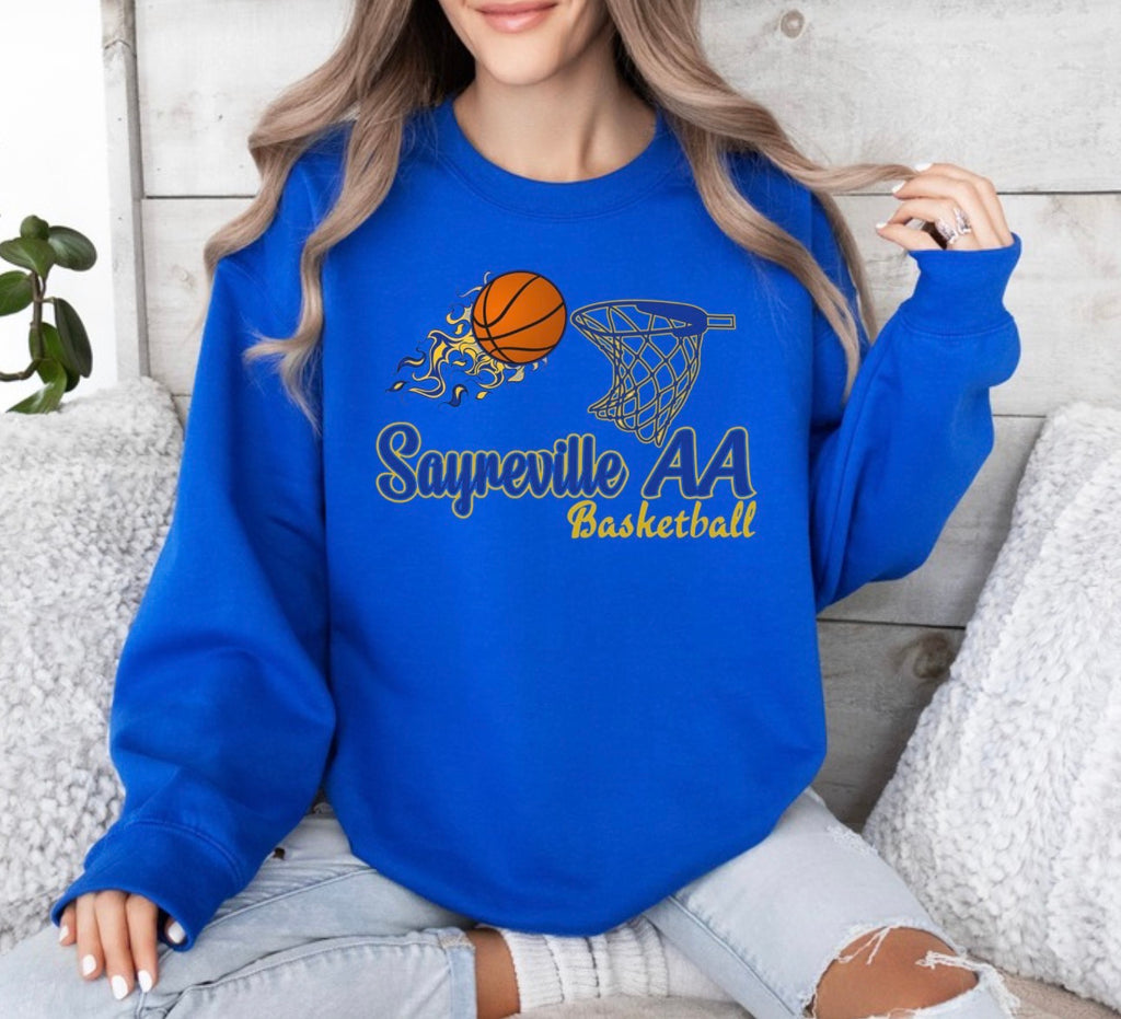 Sayreville AA basketball logo shirt